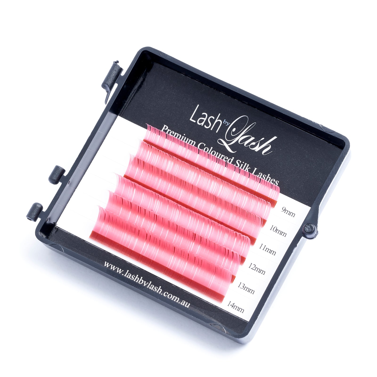 Coloured lashes mini trays c curl thickness 0.07