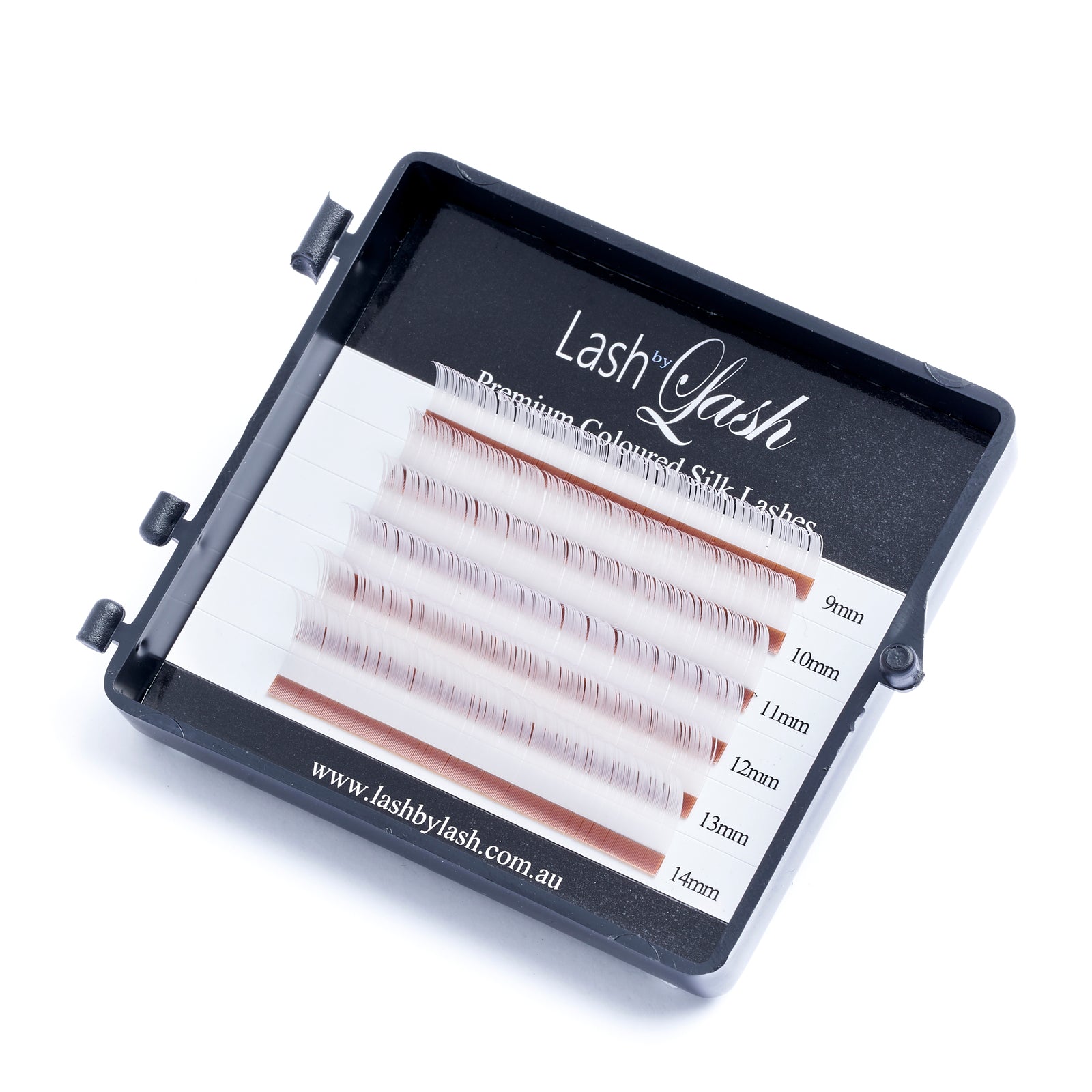 Coloured lashes mini trays c curl thickness 0.07