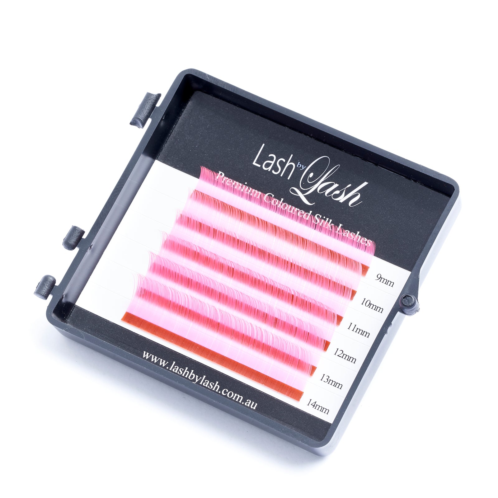 Coloured lashes mini trays c curl thickness 0.05