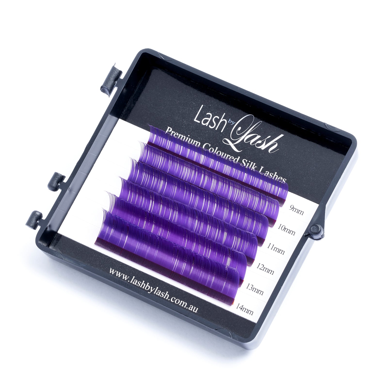 Coloured lashes mini trays c curl thickness 0.05