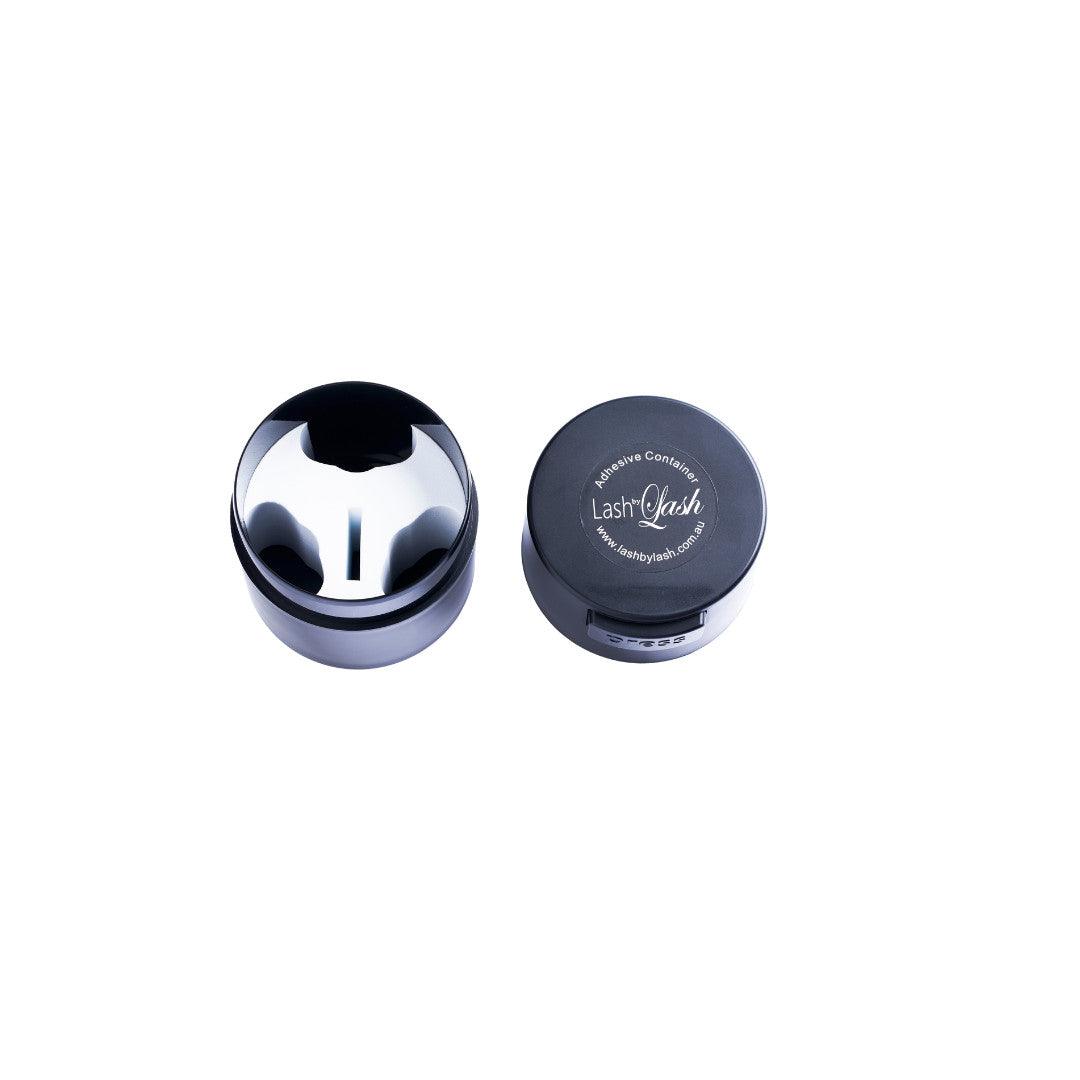 Eyelash extension glue container