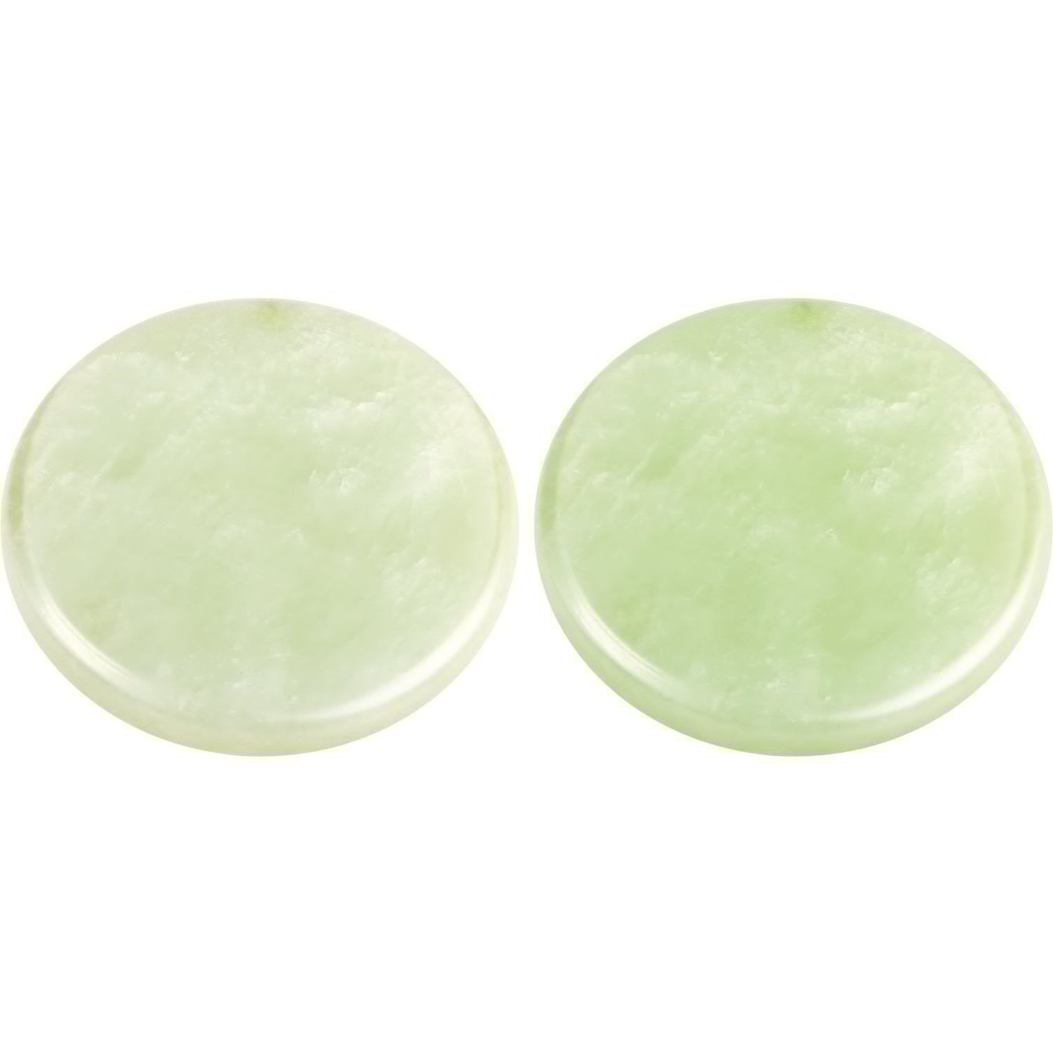 Eye weights - small jade stones x 2